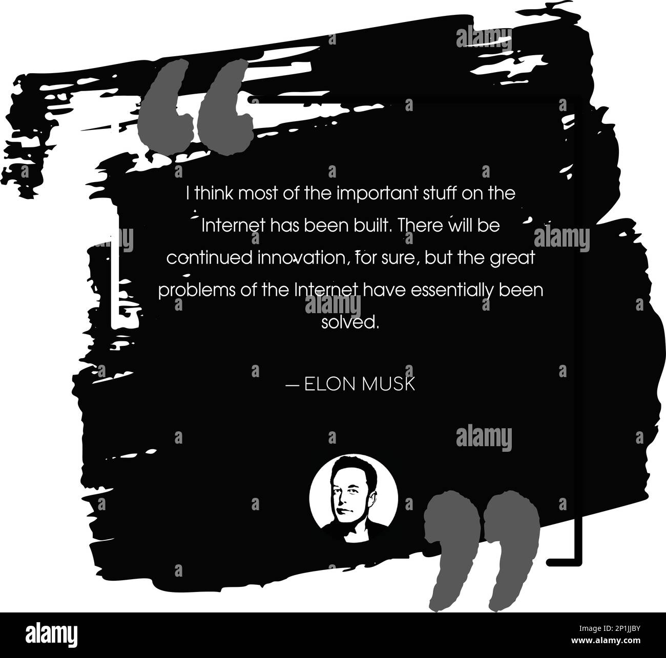 Elon musk illustration Black and White Stock Photos & Images - Alamy