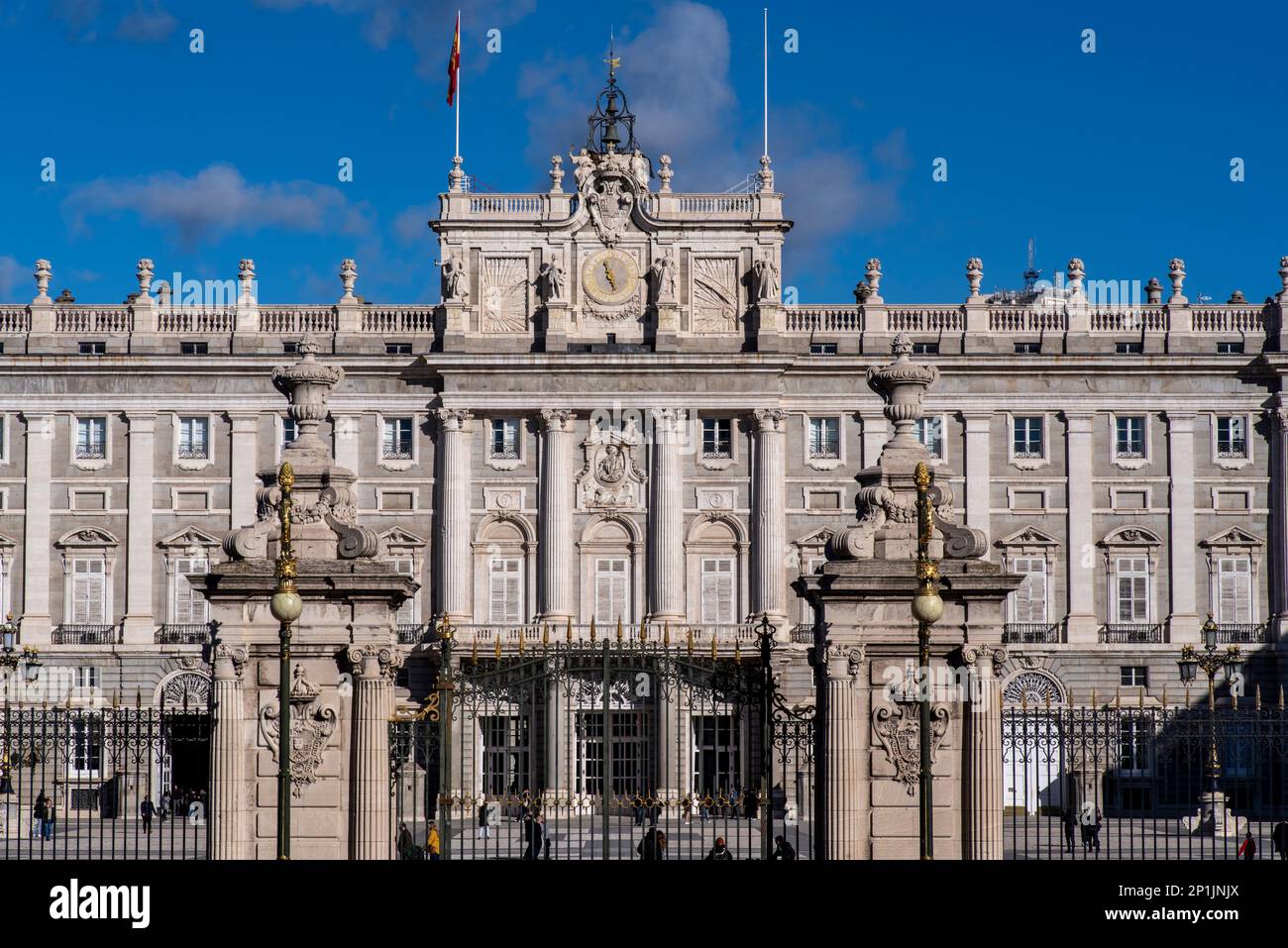 Madrid's royal palace, Madrid city,Spain. Stock Photo