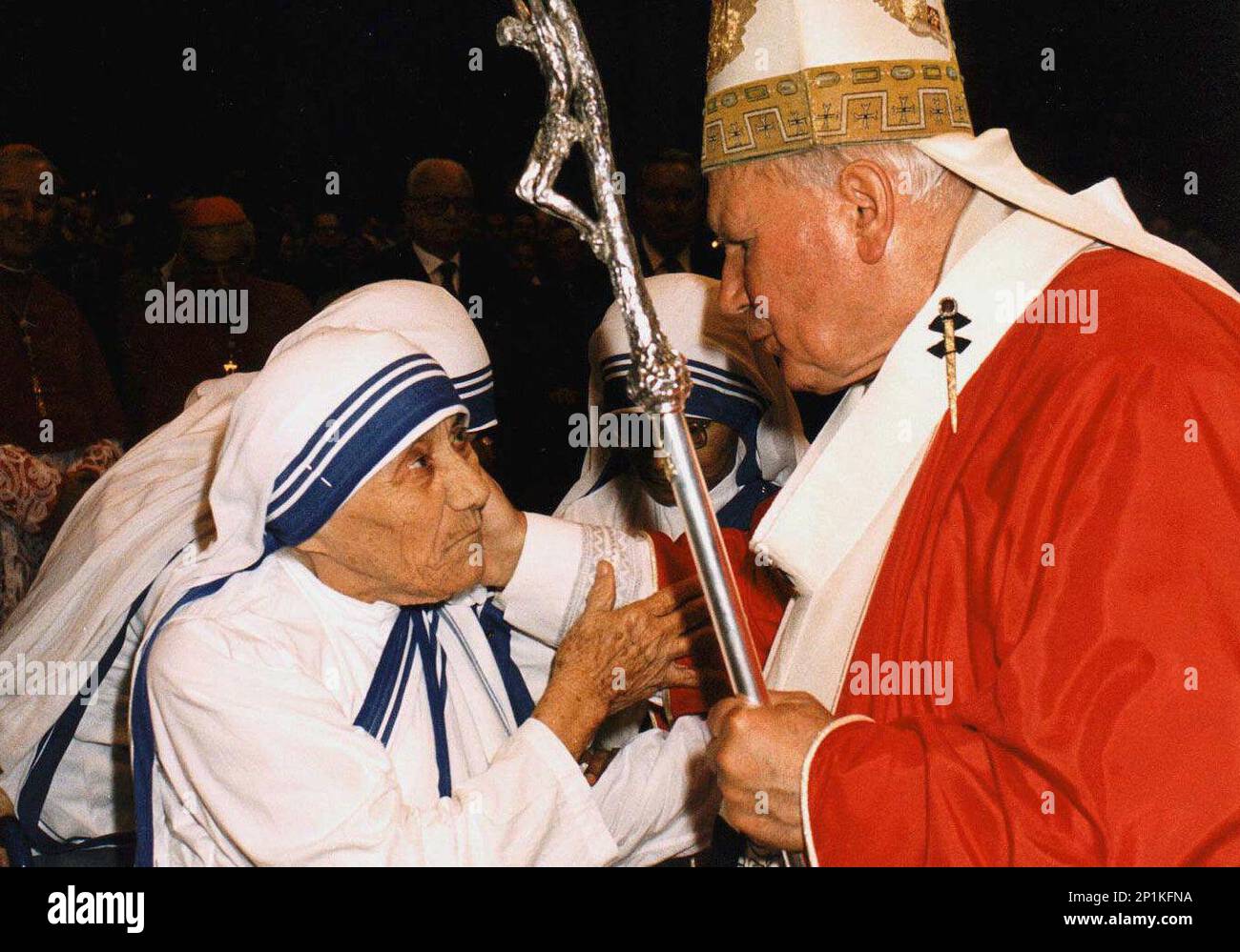 FILE In this Sunday, June 29, 1997 filer, of Pope John Paul II greets