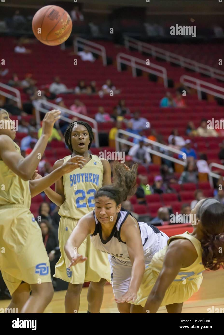 12 March 2016: Alabama State Lady Hornets guard/forward Daniele Ewert