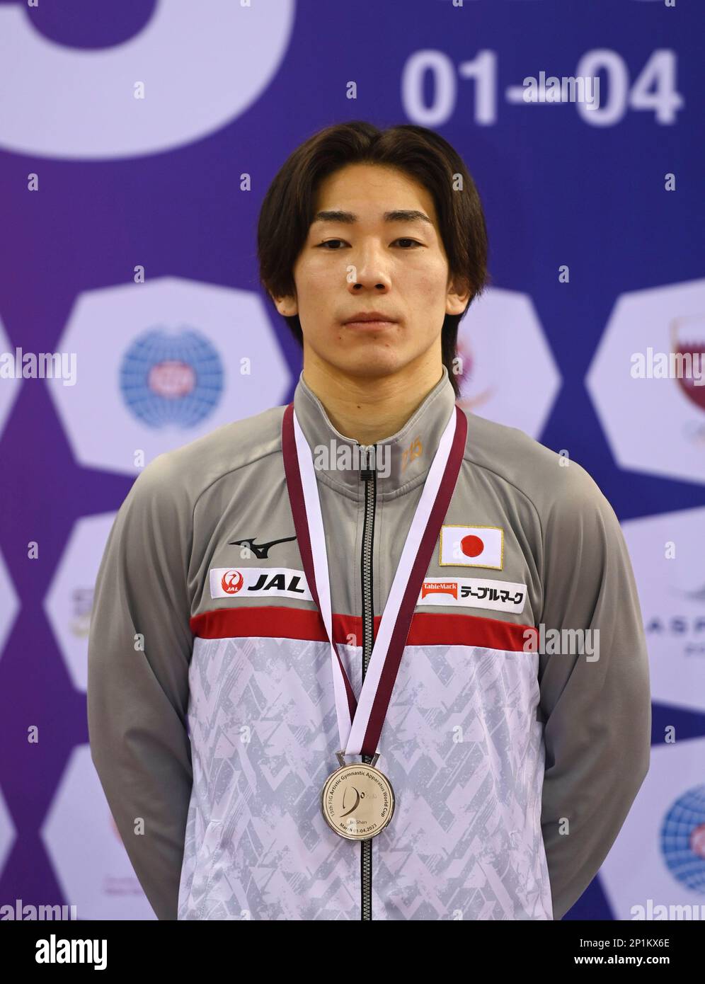 Doha qatar 3rd mar 2023 silver medalist minami kazuki of japan