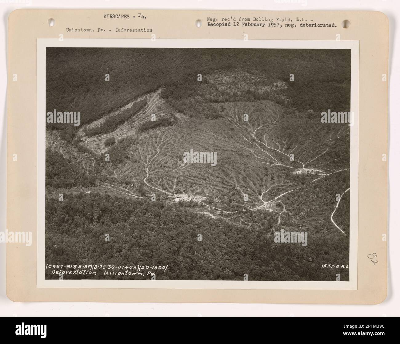 Pennsylvania Uniontown, Aerial Photograph Stock Photo Alamy