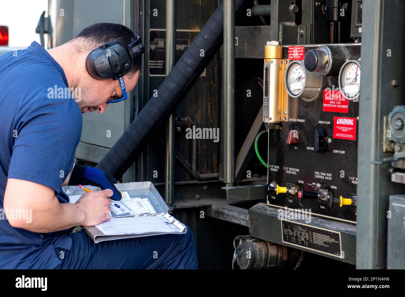 Julio Correa, 502nd Logistics Readiness Squadron fuel system operator