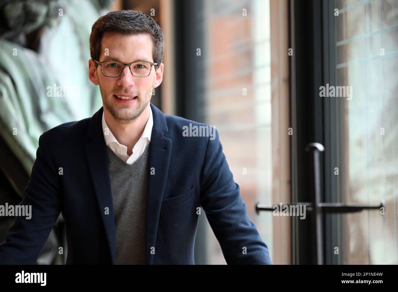 Potsdam, Germany. 03rd Mar, 2023. The new pastor Jan Kingreen takes ...