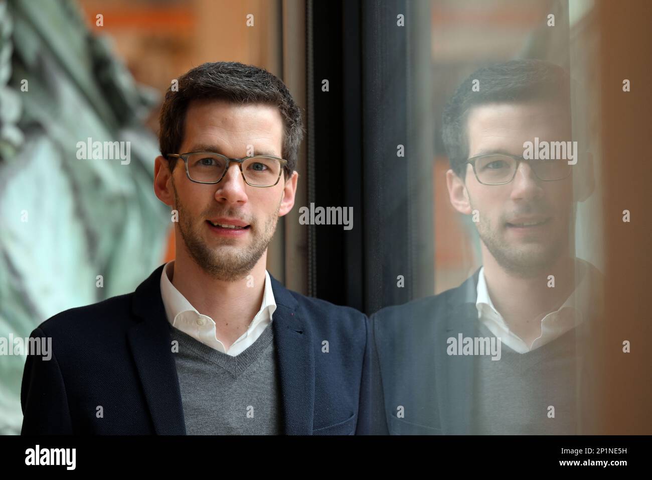 Potsdam, Germany. 03rd Mar, 2023. The new pastor Jan Kingreen takes ...