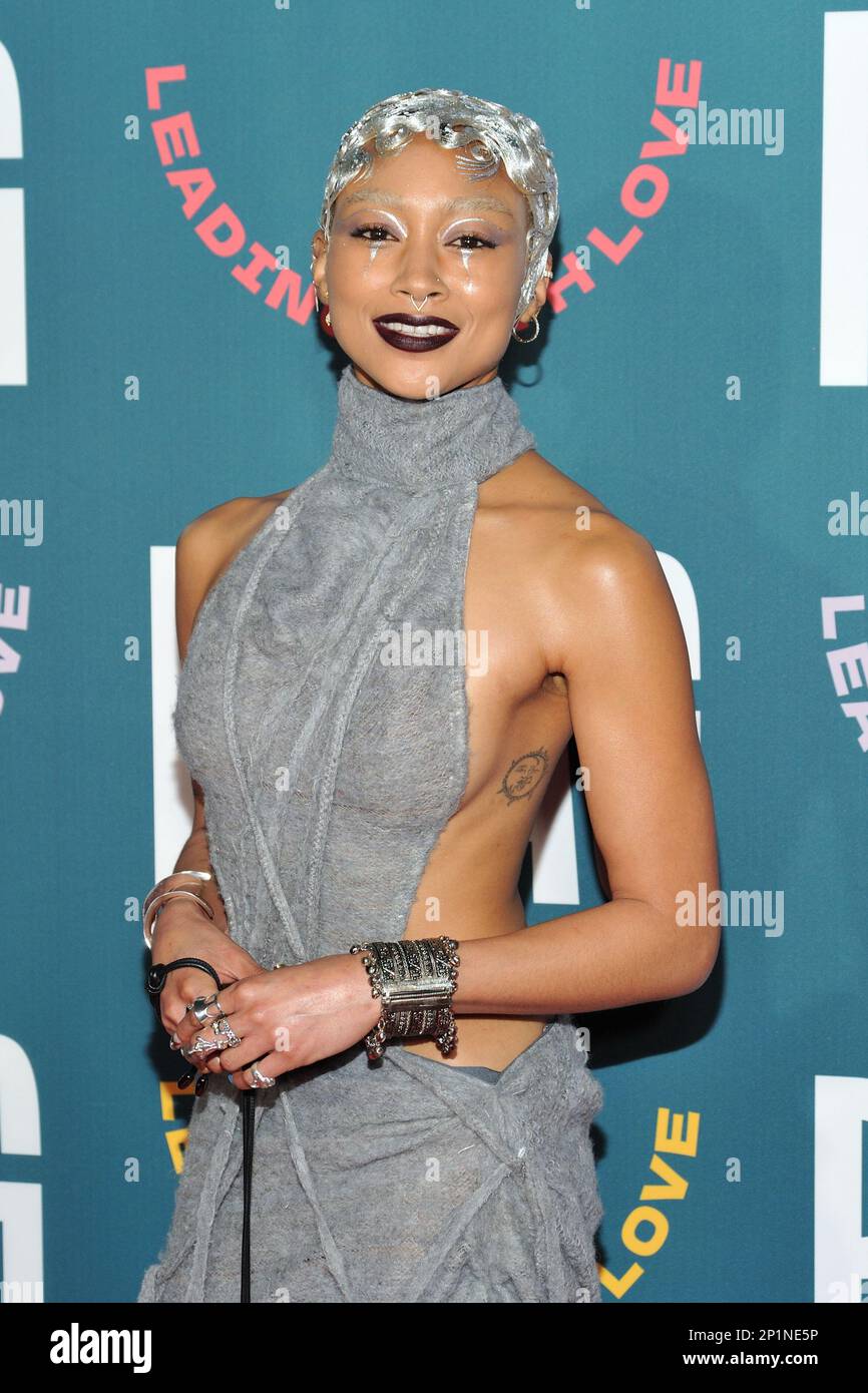 New York, NY, USA. 3rd Mar, 2023. Tati Gabrielle at arrivals for PFLAG's ( Parents & Friends of Lesbians and Gays) 50th Anniversary Gala, New York  Marriott Marquis Hotel, New York, NY March