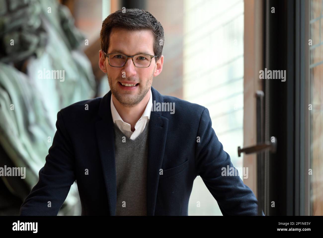 Potsdam, Germany. 03rd Mar, 2023. The new pastor Jan Kingreen takes ...