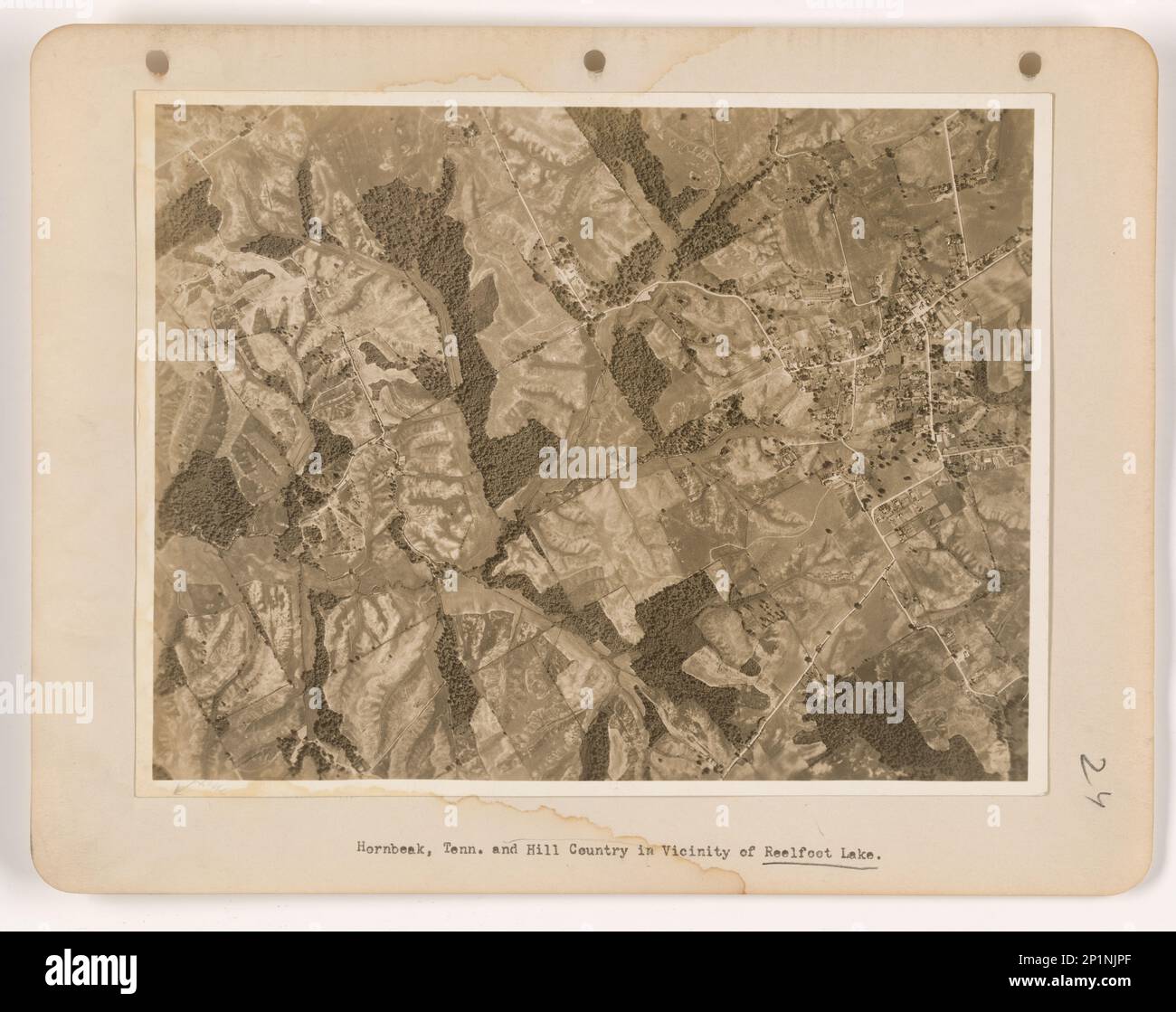 Tennessee - Reelfoot Lake, Aerial Photograph Stock Photo - Alamy