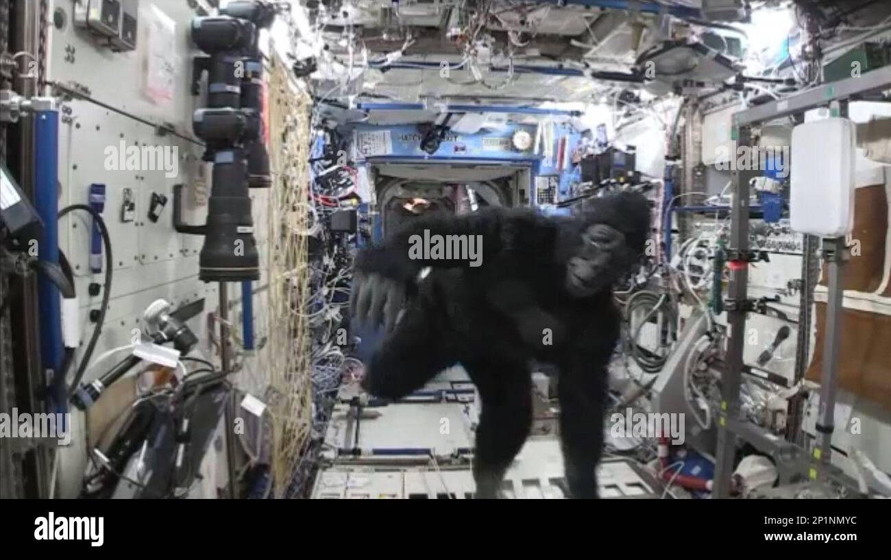 In this image from video made available by NASA on Tuesday, Feb. 23