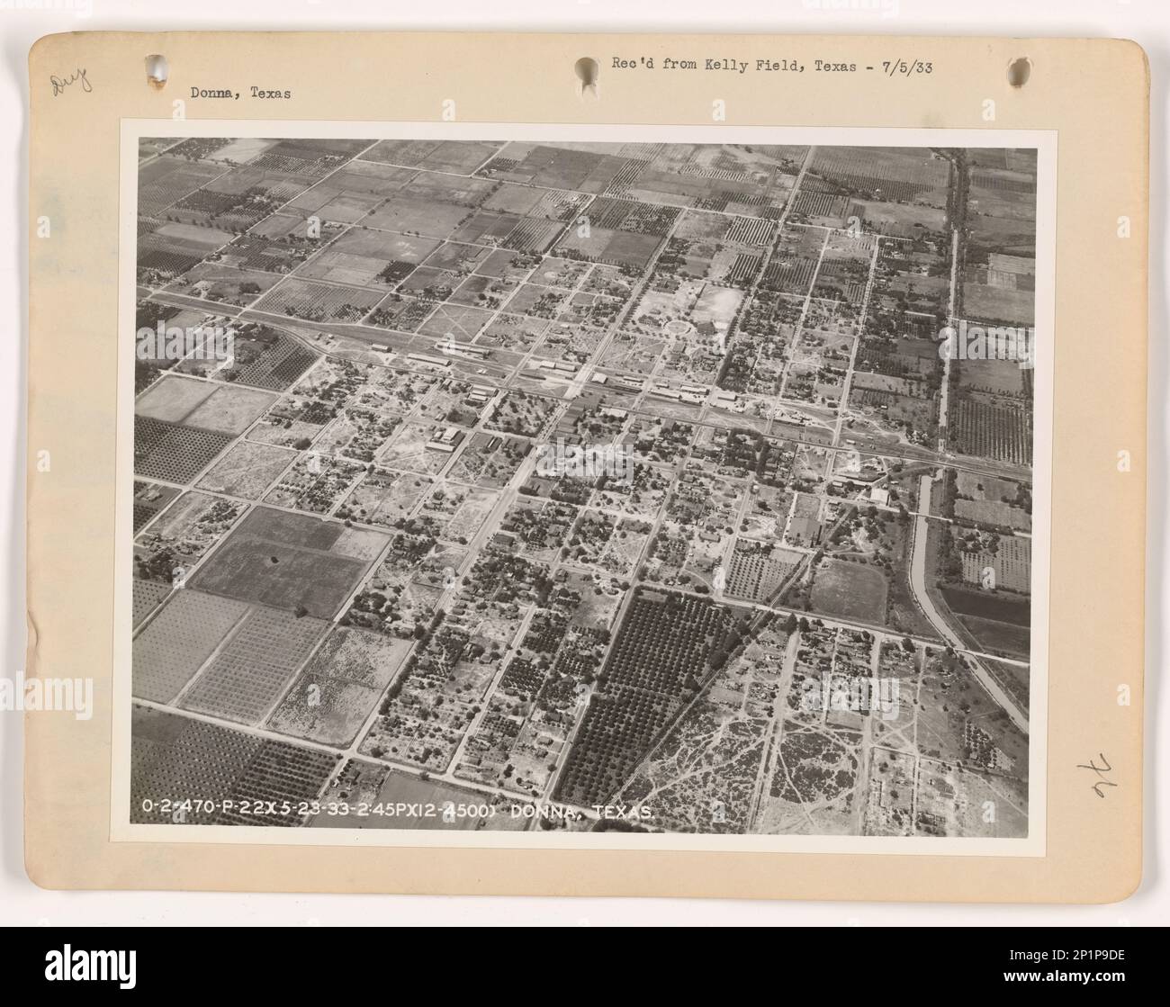 Texas - Diboll through Donna, Aerial Photograph Stock Photo - Alamy