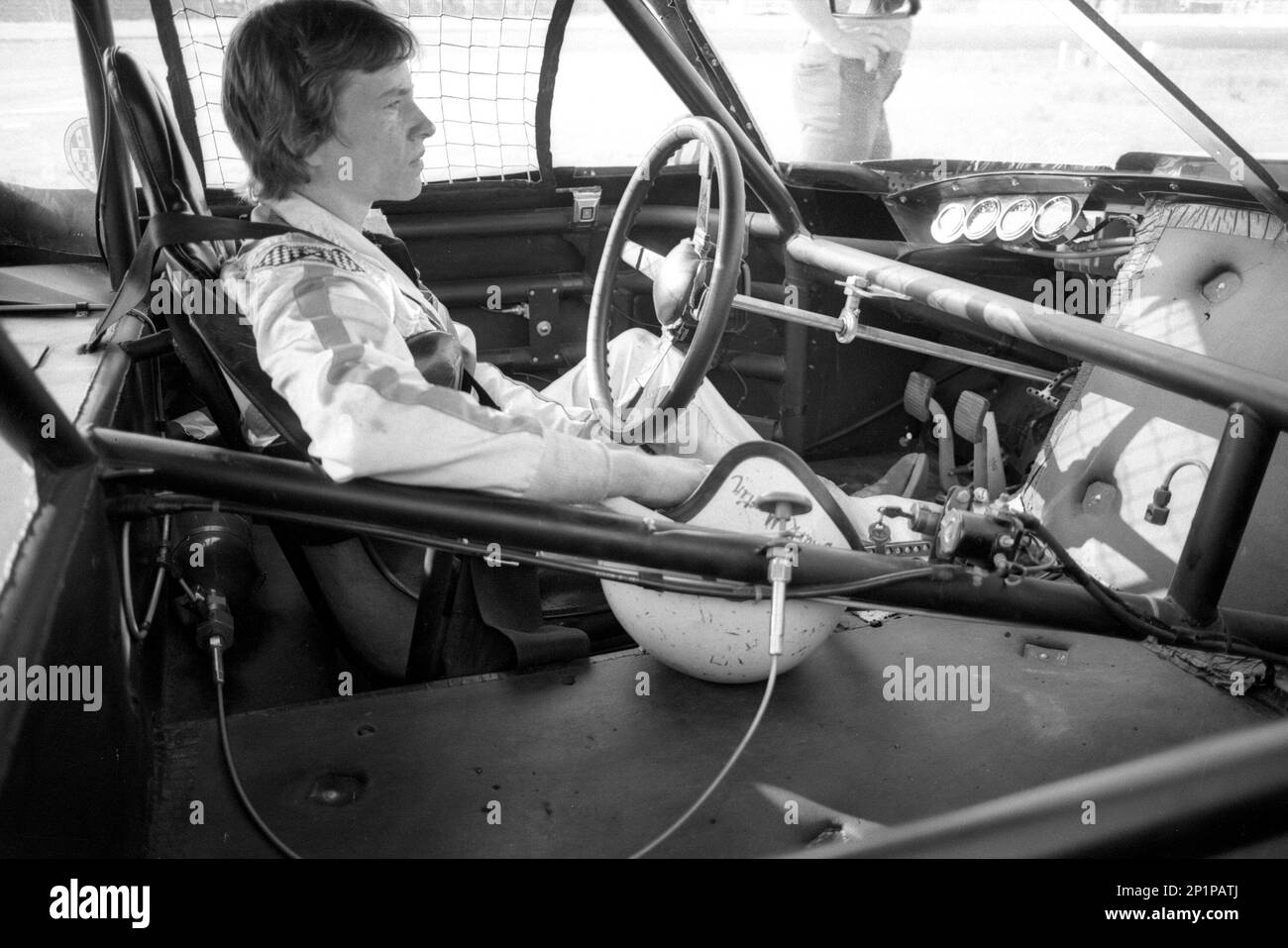 1978 June 17 Saturday Mark Martin (2) Chevrolet Camaro driver awaits