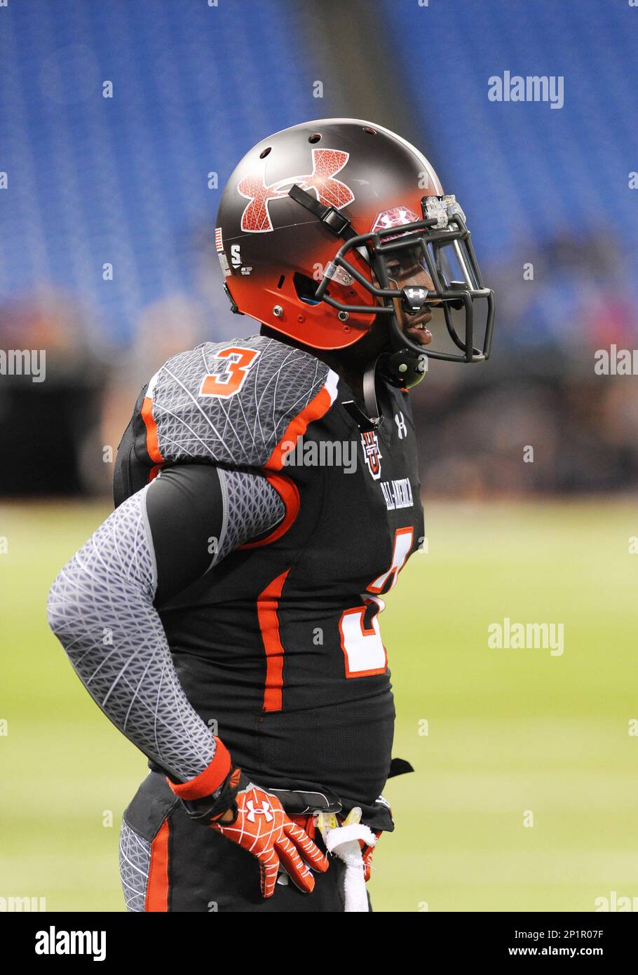Cornerback Deion Sanders Jr. (3) of Marcus high school in Flower sol