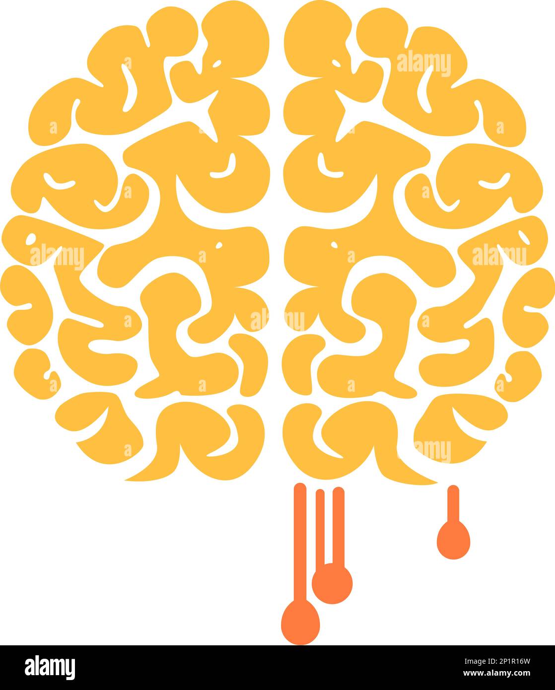 Human brain. Isolated vector. Concept of the human brain Stock Vector ...