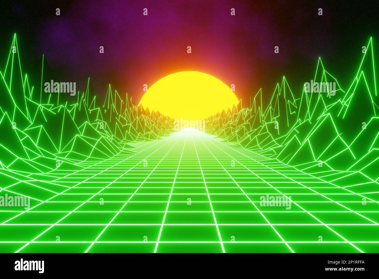 80s 2024 retro background