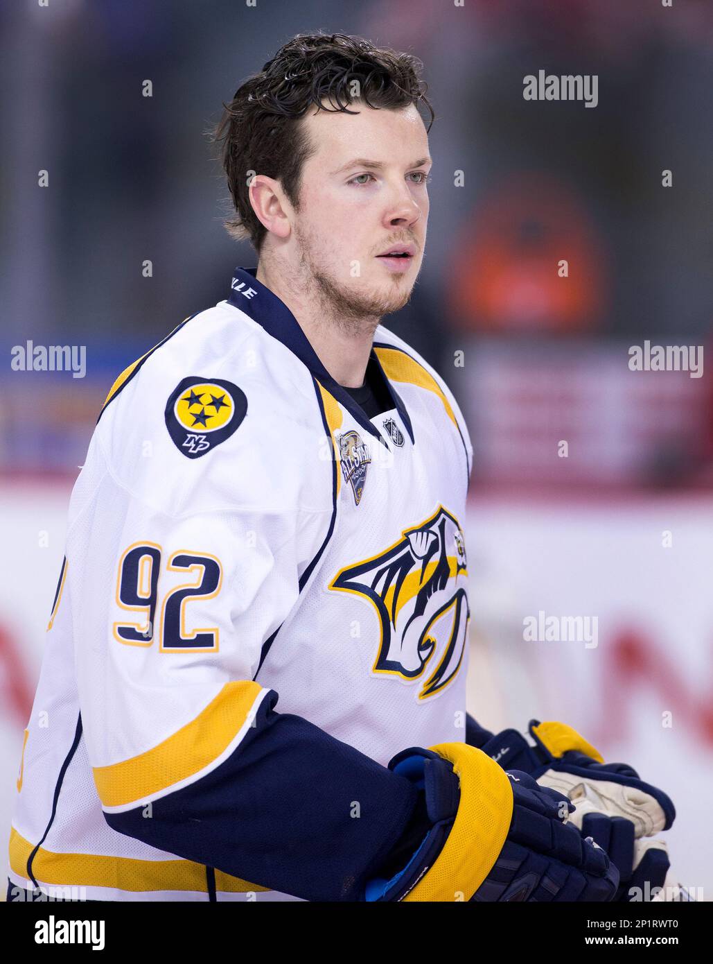 NHL player profile photo on Nashville Predators' Ryan Johansen at a