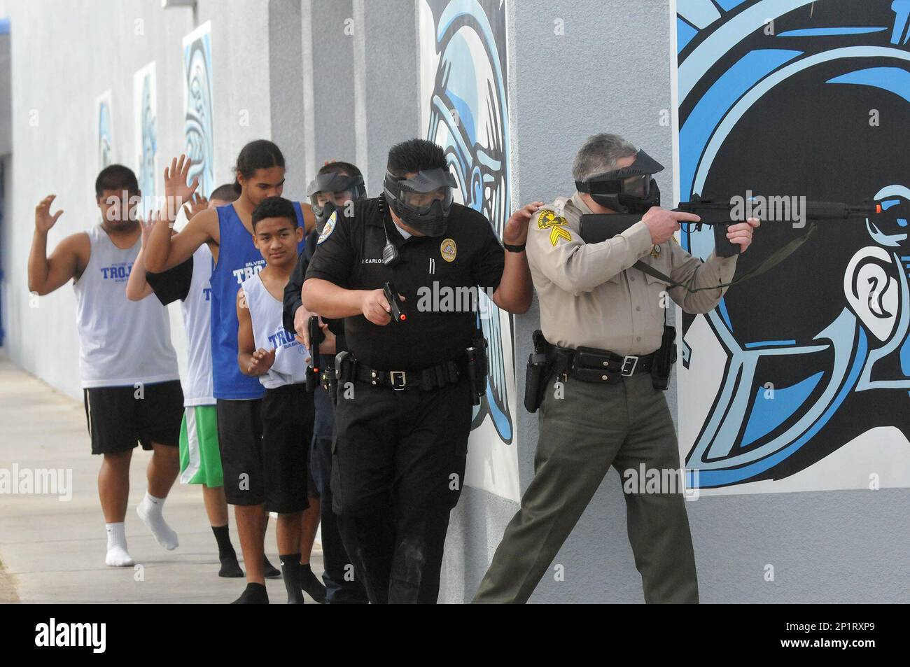 San Bernardino County Sheriff Department, Barstow Police Department and