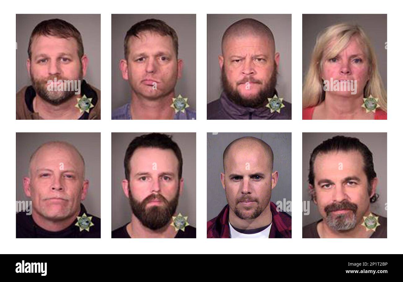 This combination of photos provided by the Multnomah County Sheriff's