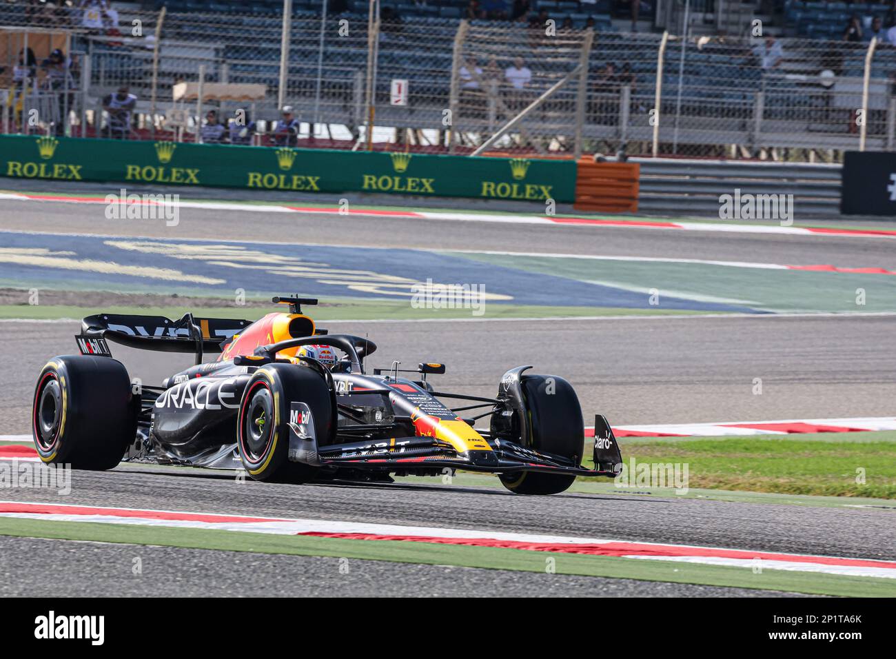 Max Verstappen (NED) Redbull Racing RB19 durinFORMULA 1 GULF AIR BAHRAIN GRAND PRIX 2023 Stock Photo