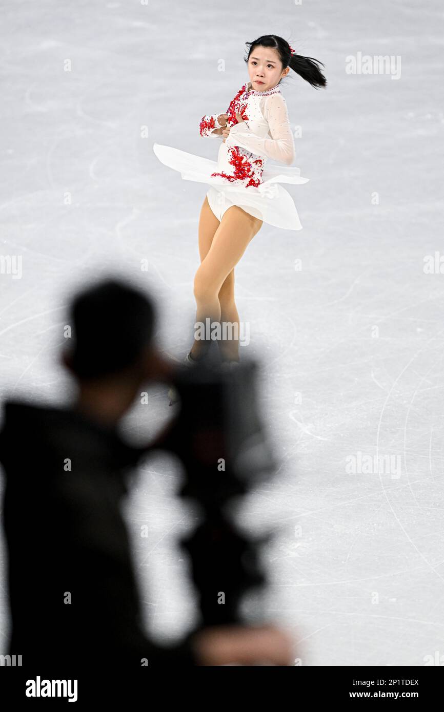 Ami NAKAI (JPN), during Junior Women Free Skating, at the ISU World