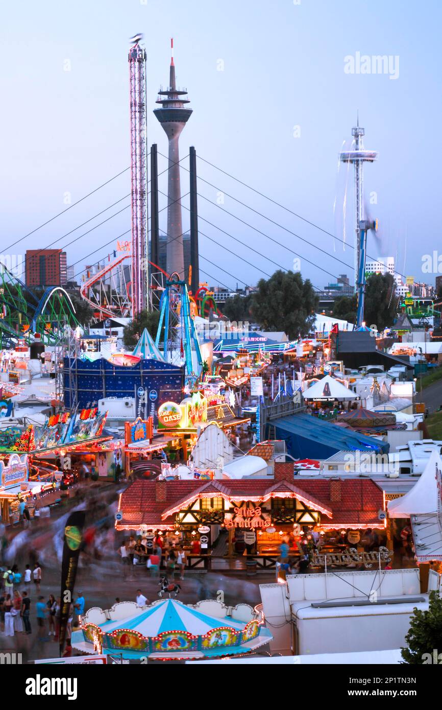 Rheinkirmes, Germanys Largest Funfair Along the Rhine River ...