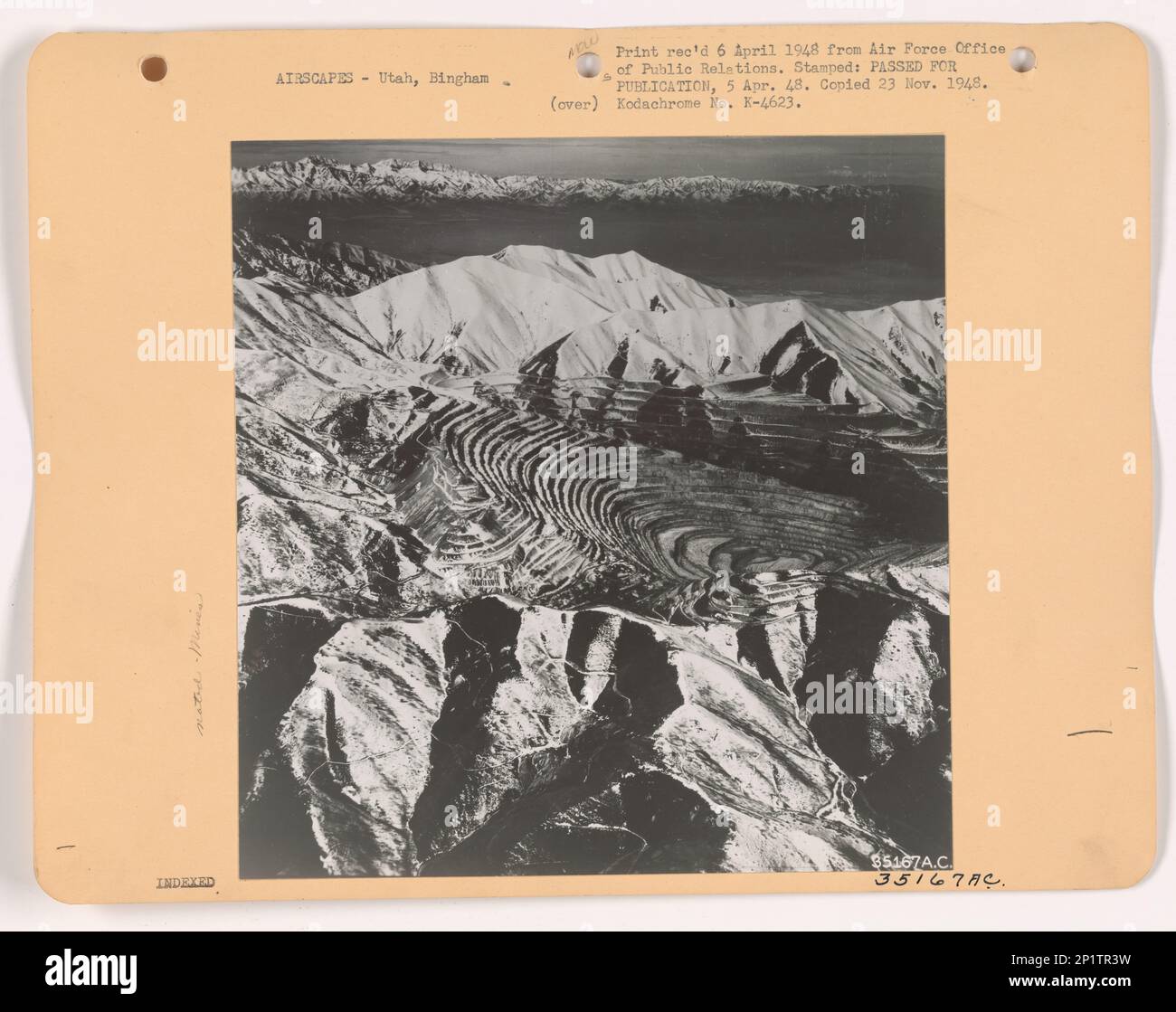 Utah Bingham, Aerial Photograph Stock Photo Alamy