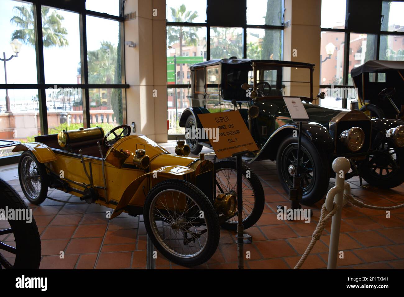 Closeup in the Monaco Automobile Museum Stock Photo Alamy