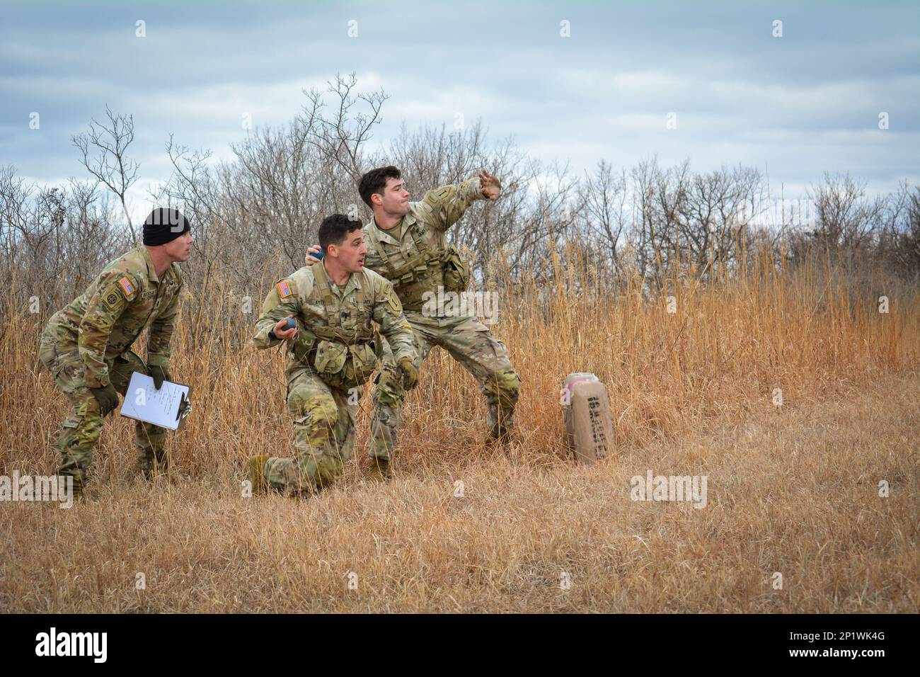 Fort Riley, KAN. Soldiers stationed at Fort Riley teamed up into teams