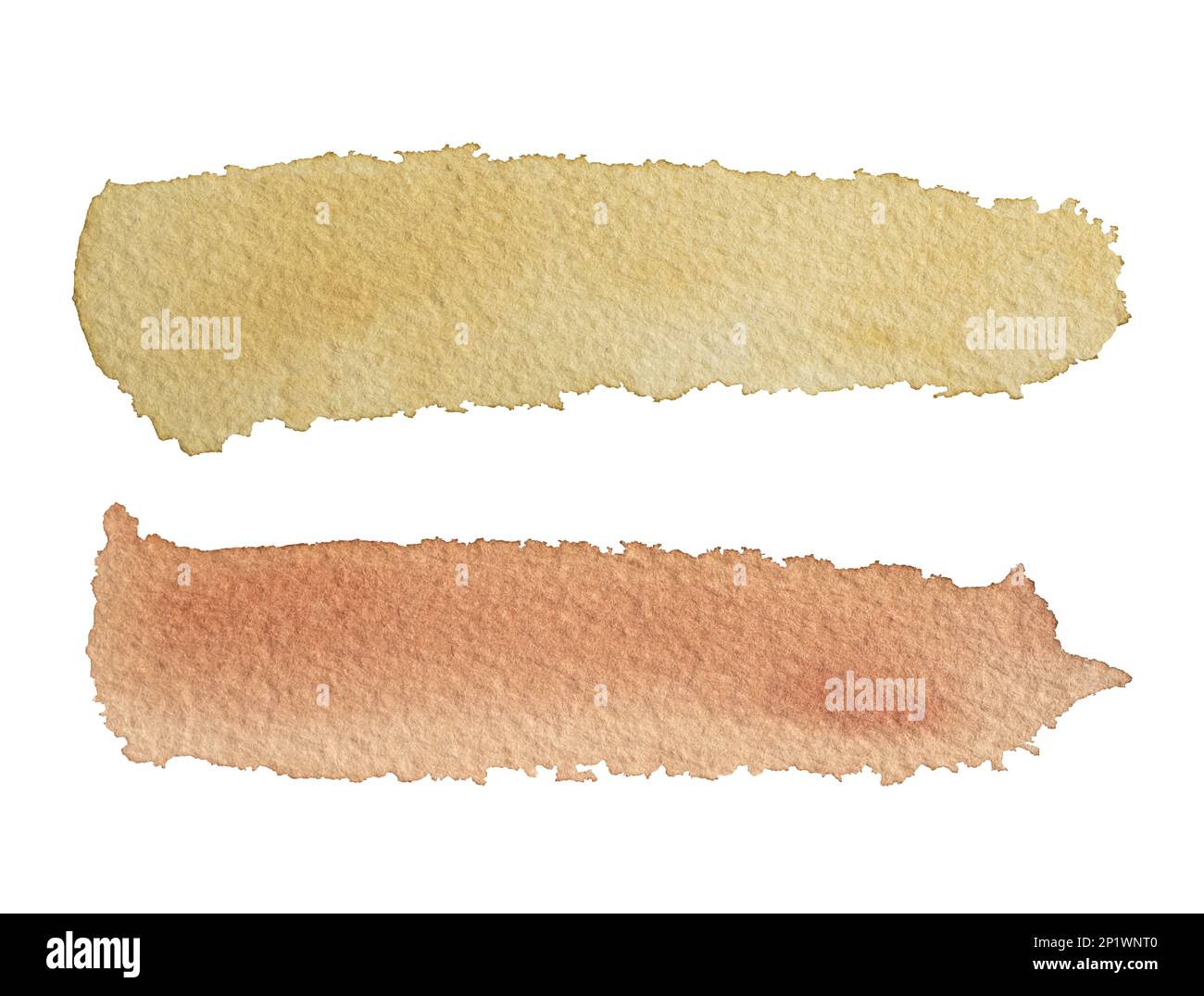 Brush brown ink paper Cut Out Stock Images & Pictures - Alamy