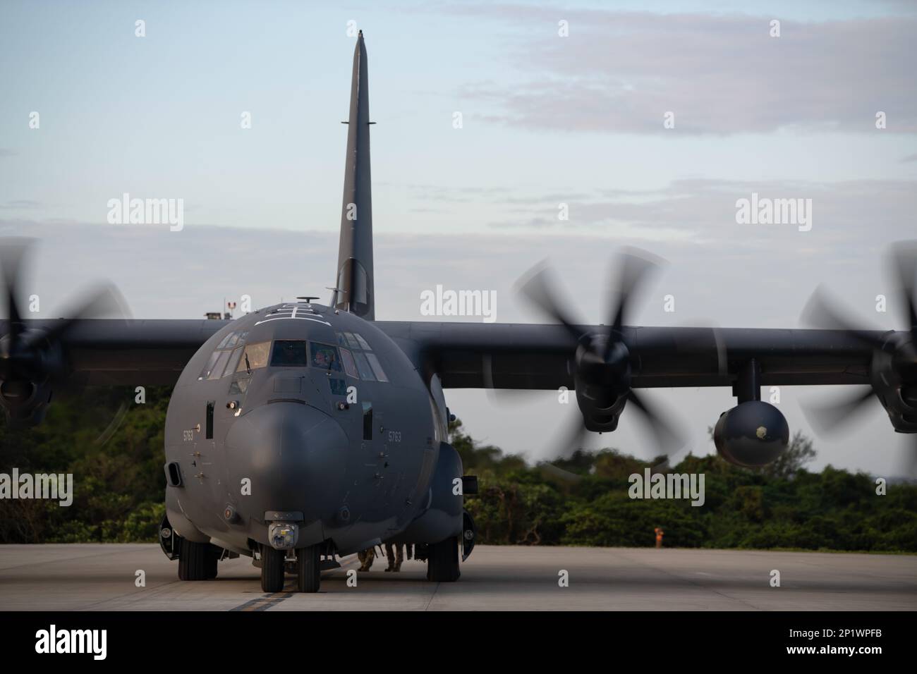 An MC-130J Commando II assigned to the 1st Special Operations Squadron ...