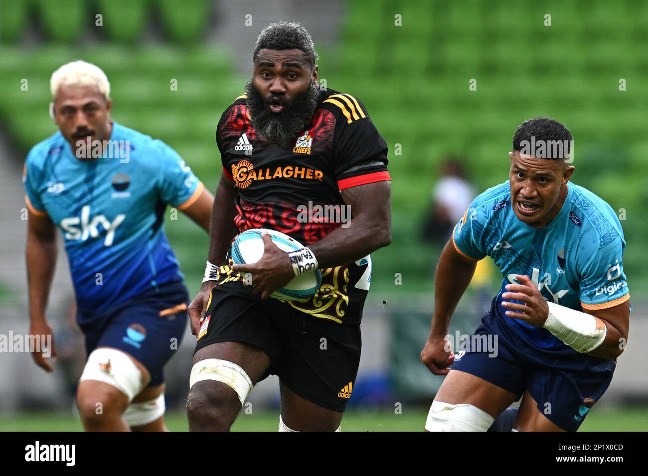 Pita Gus Sowakula of the Chiefs during the Super Rugby Pacific Round 2