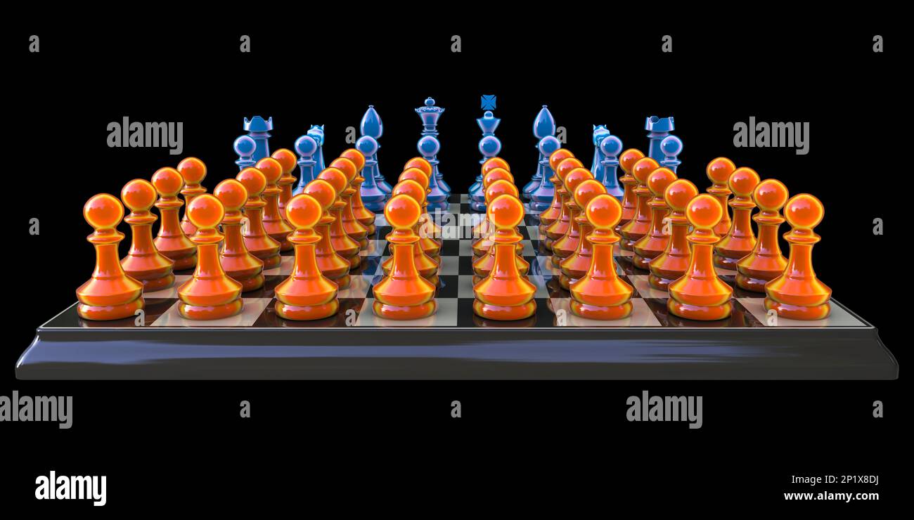 Premium Vector  Two pawns are chess pieces sketch. lies and