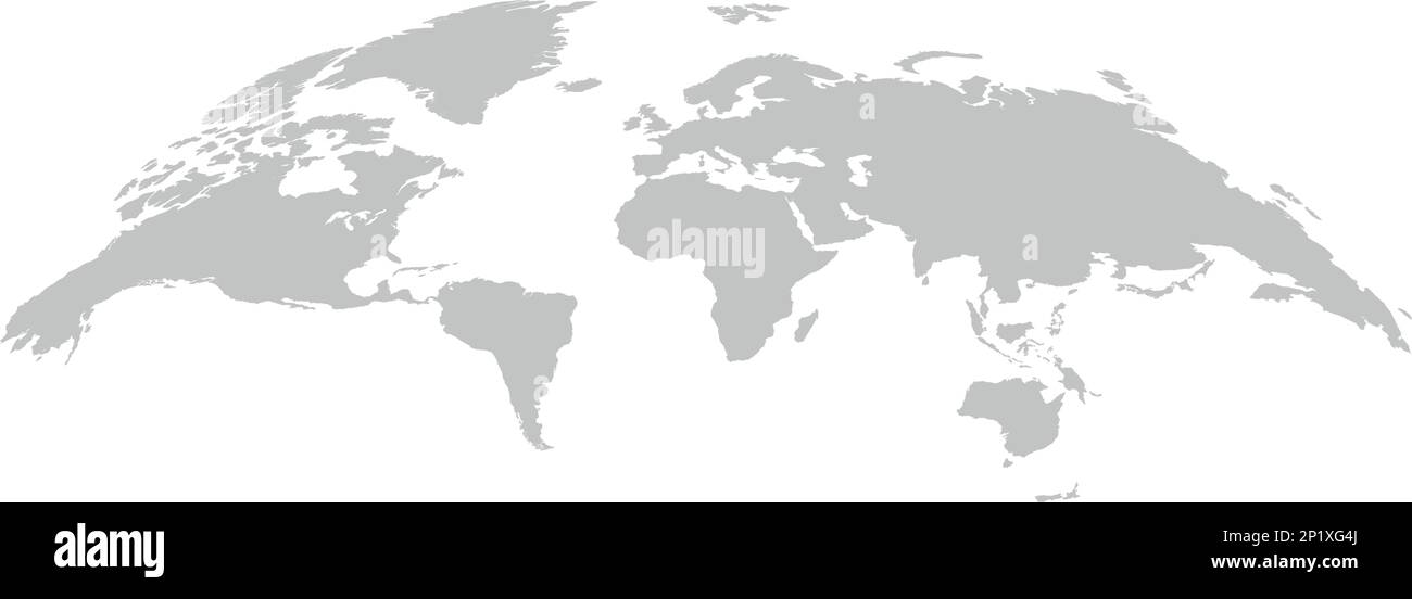 World map icon in flat style. Global country vector illustration on ...