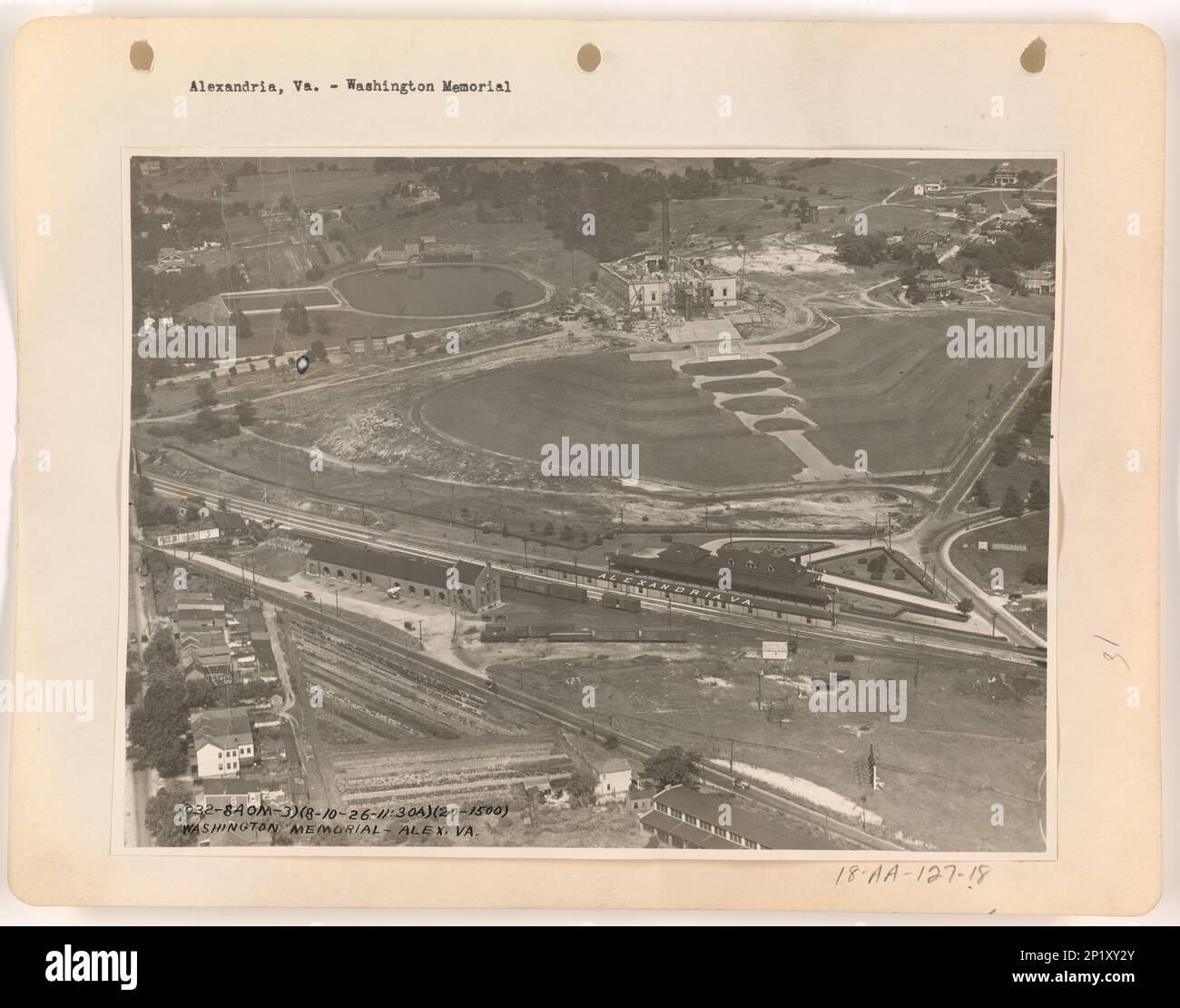 Virginia Alexandria, Aerial Photograph Stock Photo Alamy