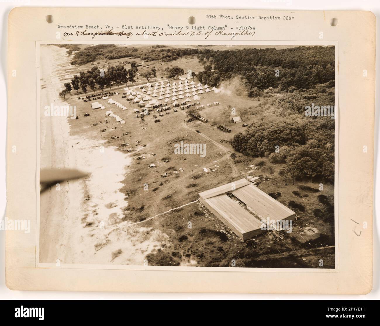 Virginia Grandview Beach, Aerial Photograph Stock Photo Alamy