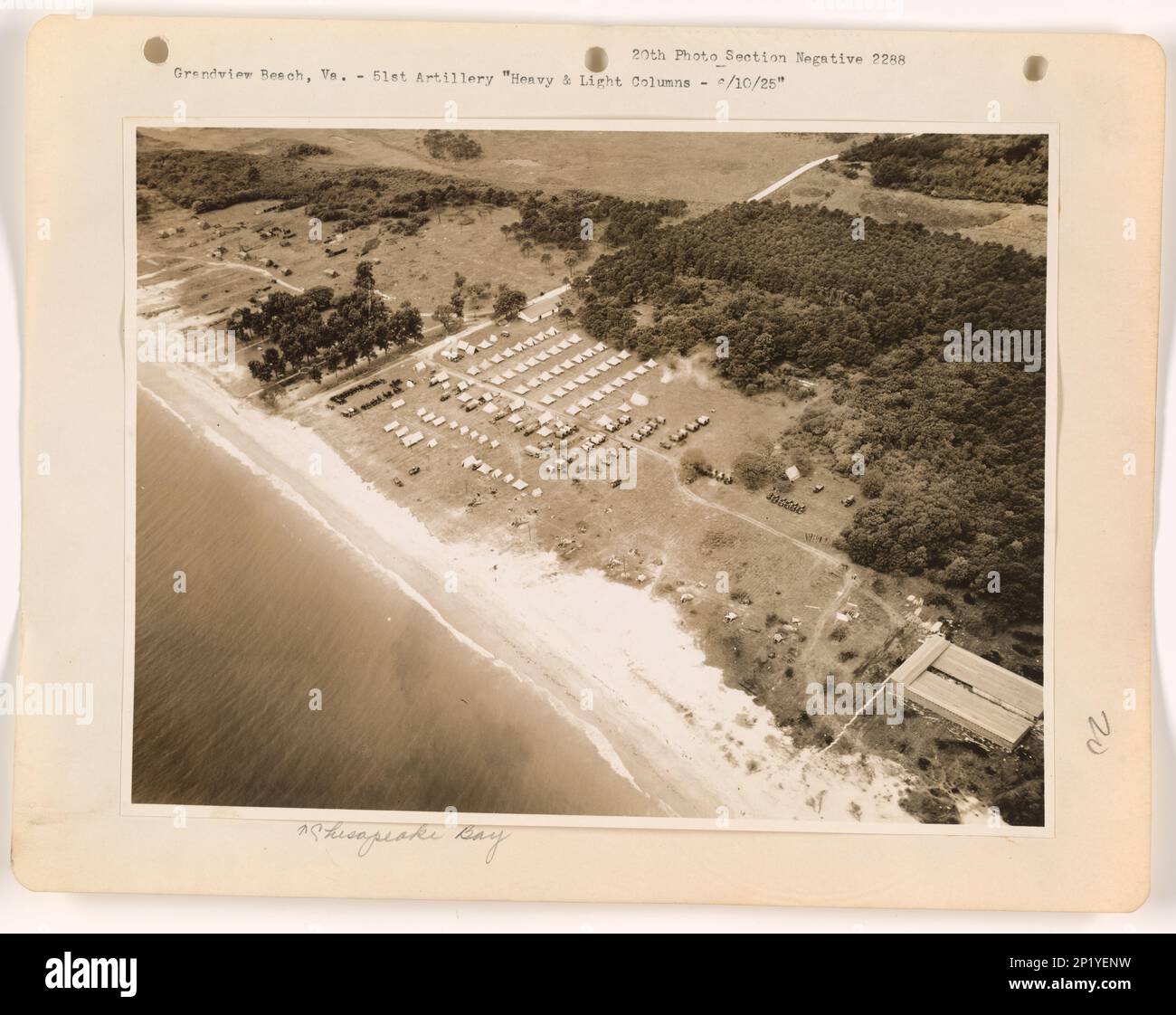 Virginia Grandview Beach, Aerial Photograph Stock Photo Alamy