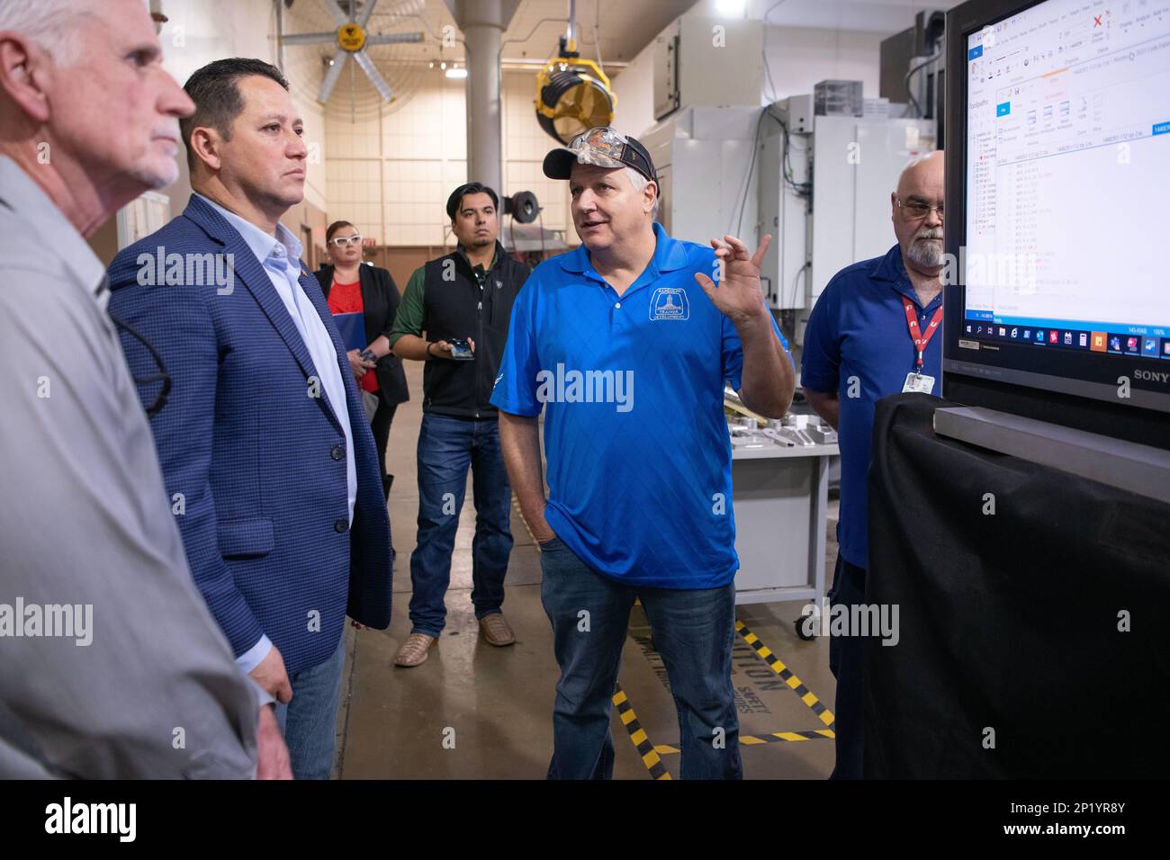 Jimmy Seymour (center), 502nd Trainer Development Squadron fabrication