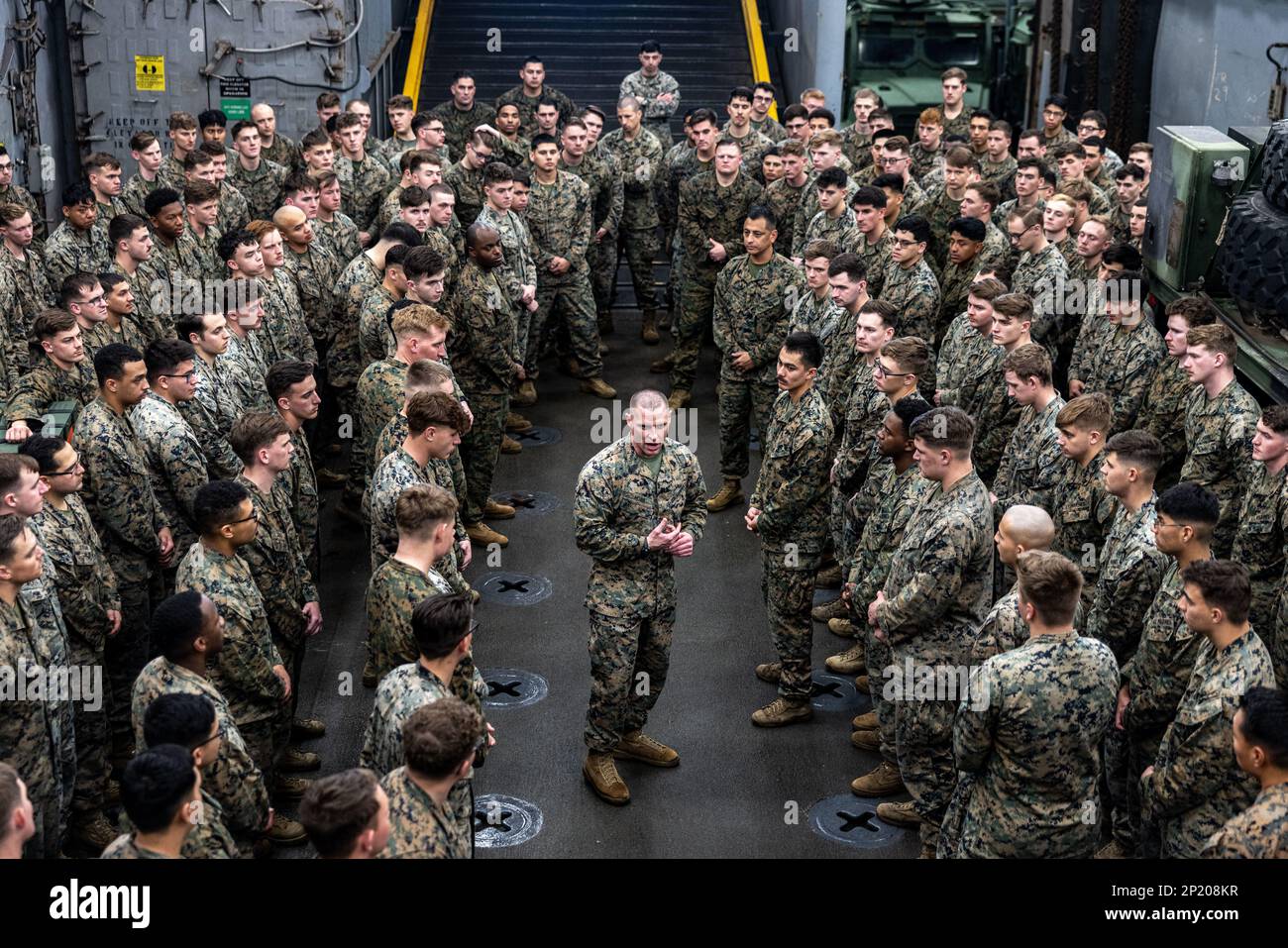 U.S. Marine Corps Sgt. Maj. James Horr, Sergeant Major of the 26th