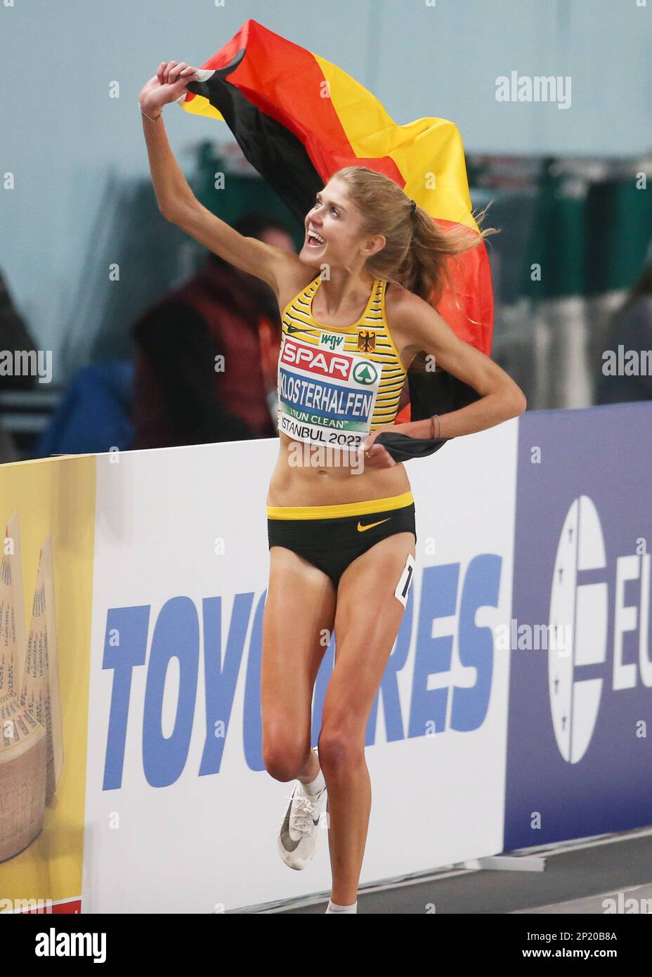 Konstanze Klosterhalfen of Germany, Final Women's 3000 M during the  European Athletics Indoor Championships 2023 on March 3 2023 at Atakoy  Arena in Istanbul, Turkey - Photo: Laurent Lairys / DPPI/LiveMedia Stock  Photo - Alamy
