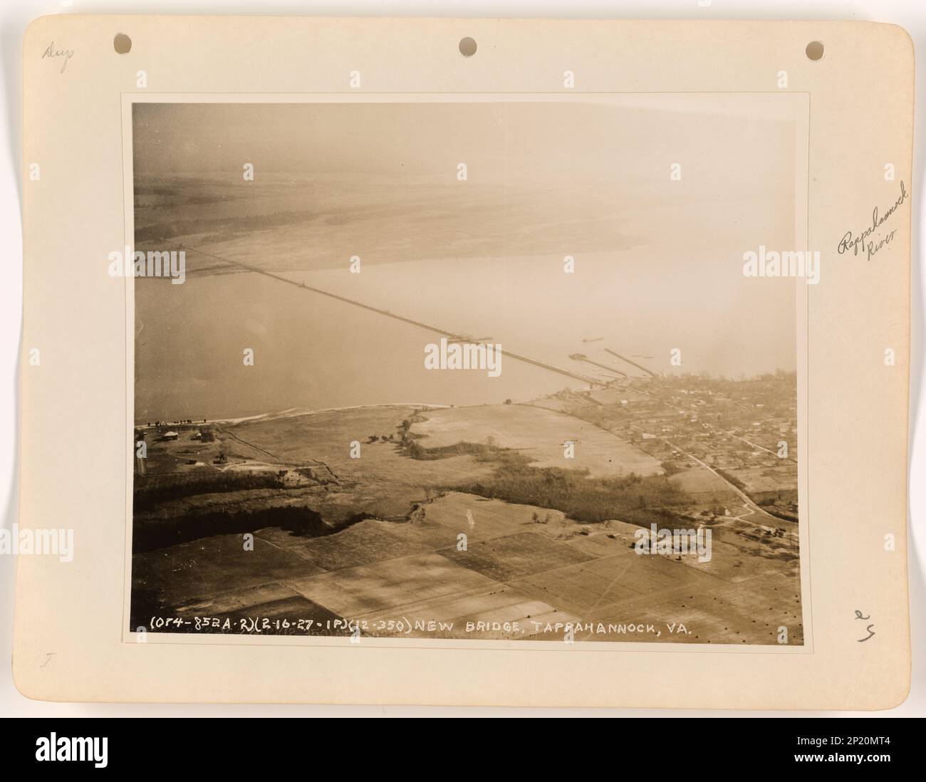 Virginia Tappahannock, Aerial Photograph Stock Photo Alamy