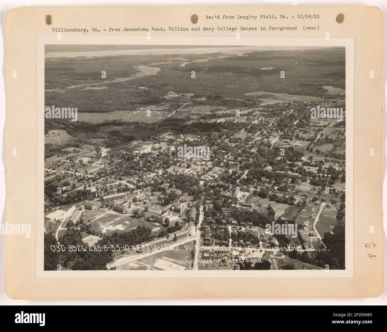 virginia-williamsburg-aerial-photograph-stock-photo-alamy