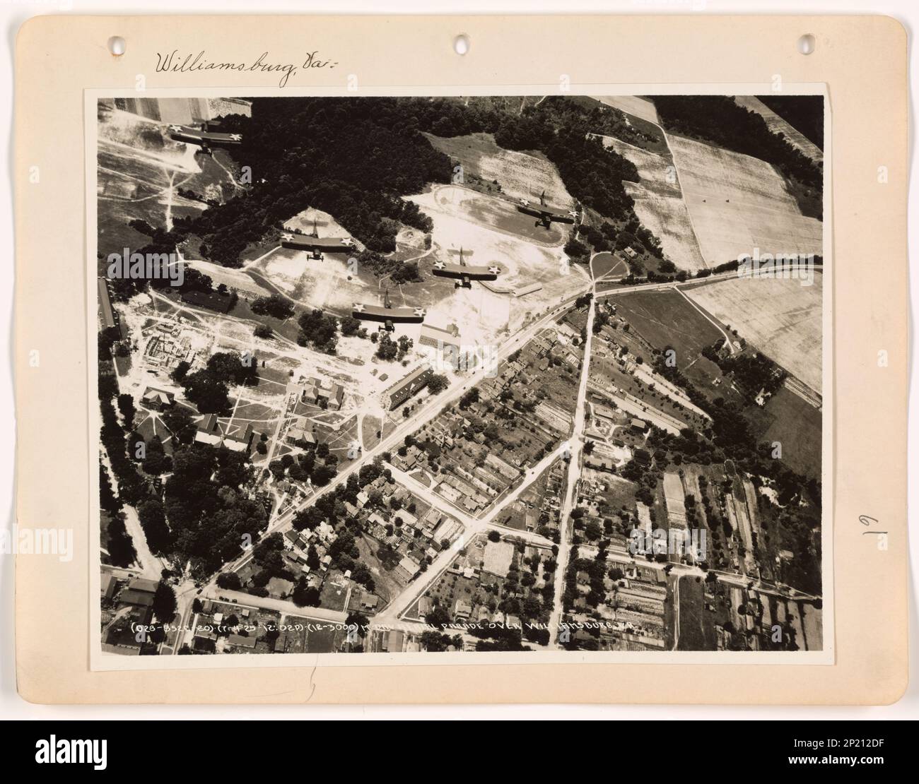 virginia-williamsburg-aerial-photograph-stock-photo-alamy