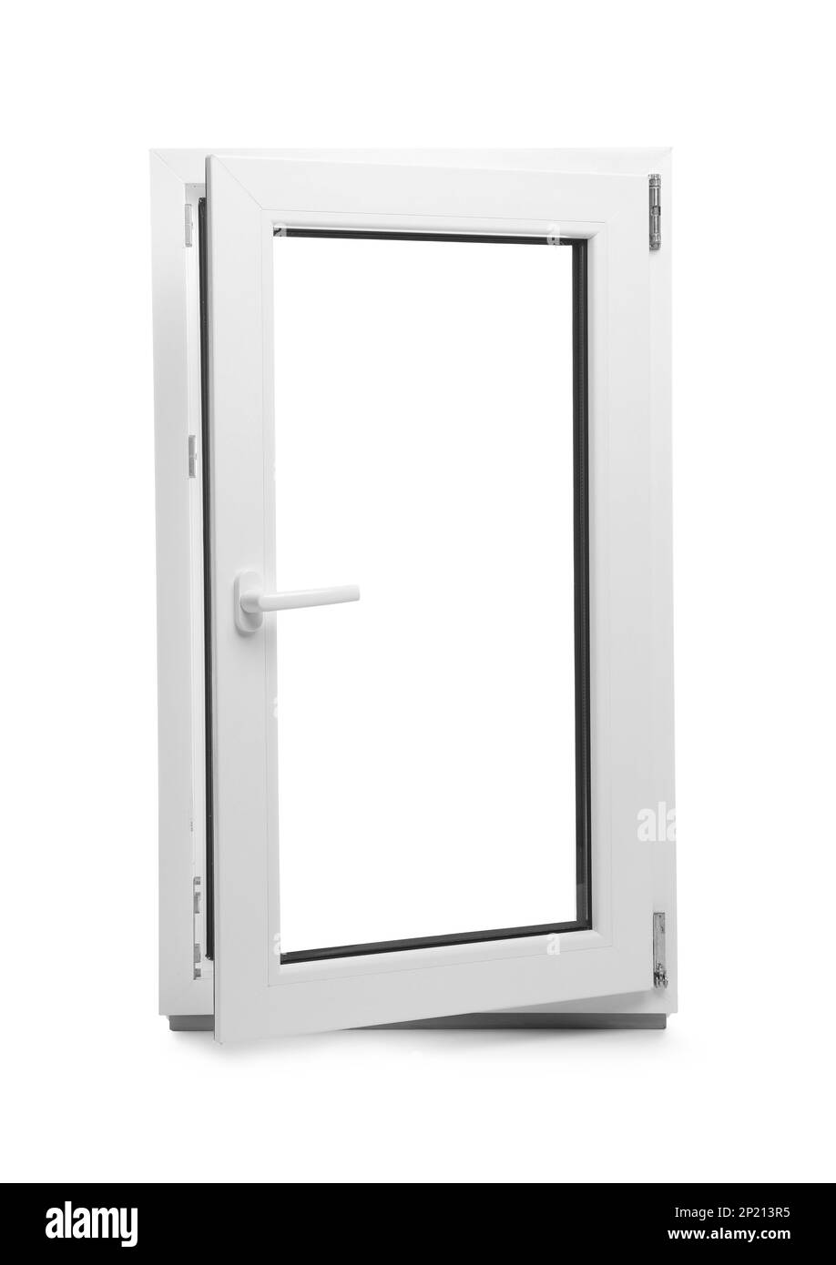 New modern single casement window isolated on white Stock Photo Alamy