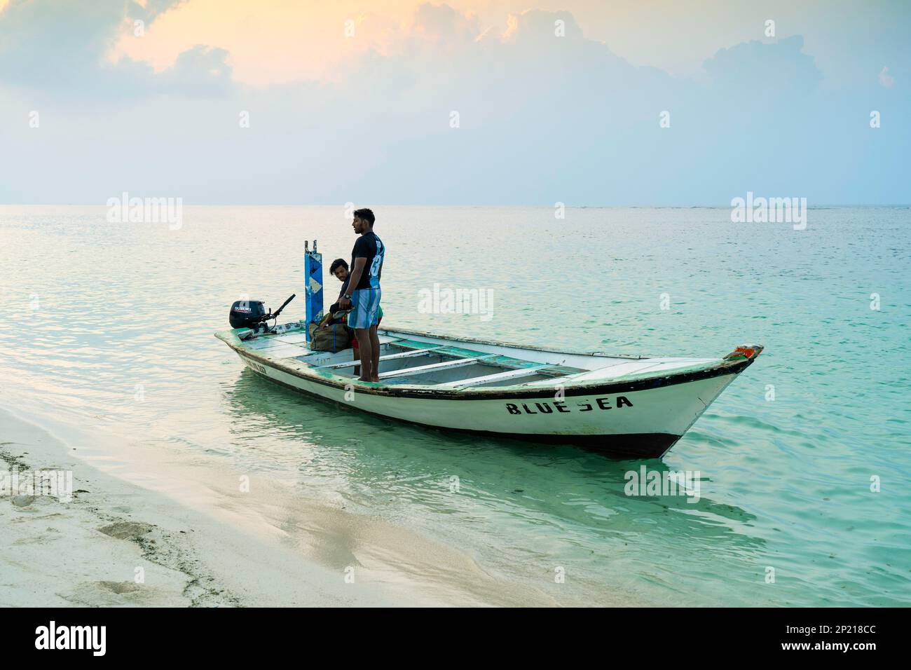 Lakshadweep is a union territory of India. It is an archipelago of 36 islands in the Arabian sea,  the Union Territory was formed in 1956, 02 January Stock Photo