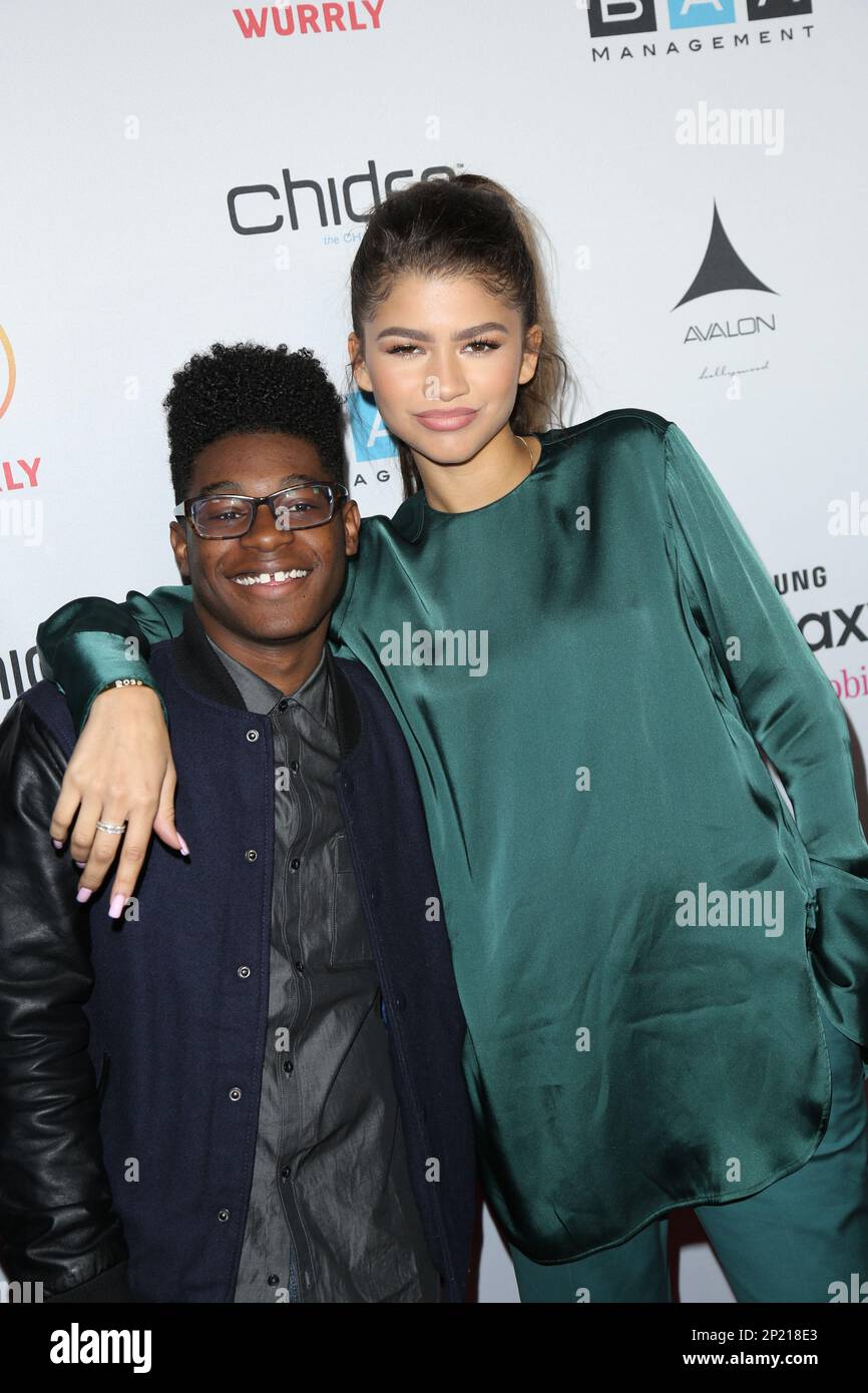 Photo by: JMA/STAR MAX/IPx12/6/15Kamil McFadden and Zendaya Coleman at ...