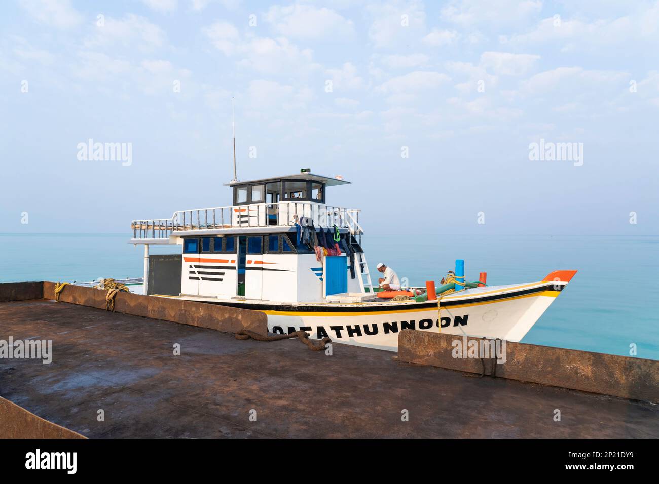 Lakshadweep is a union territory of India. It is an archipelago of 36 islands in the Arabian sea,  the Union Territory was formed in 1956, 02 January Stock Photo