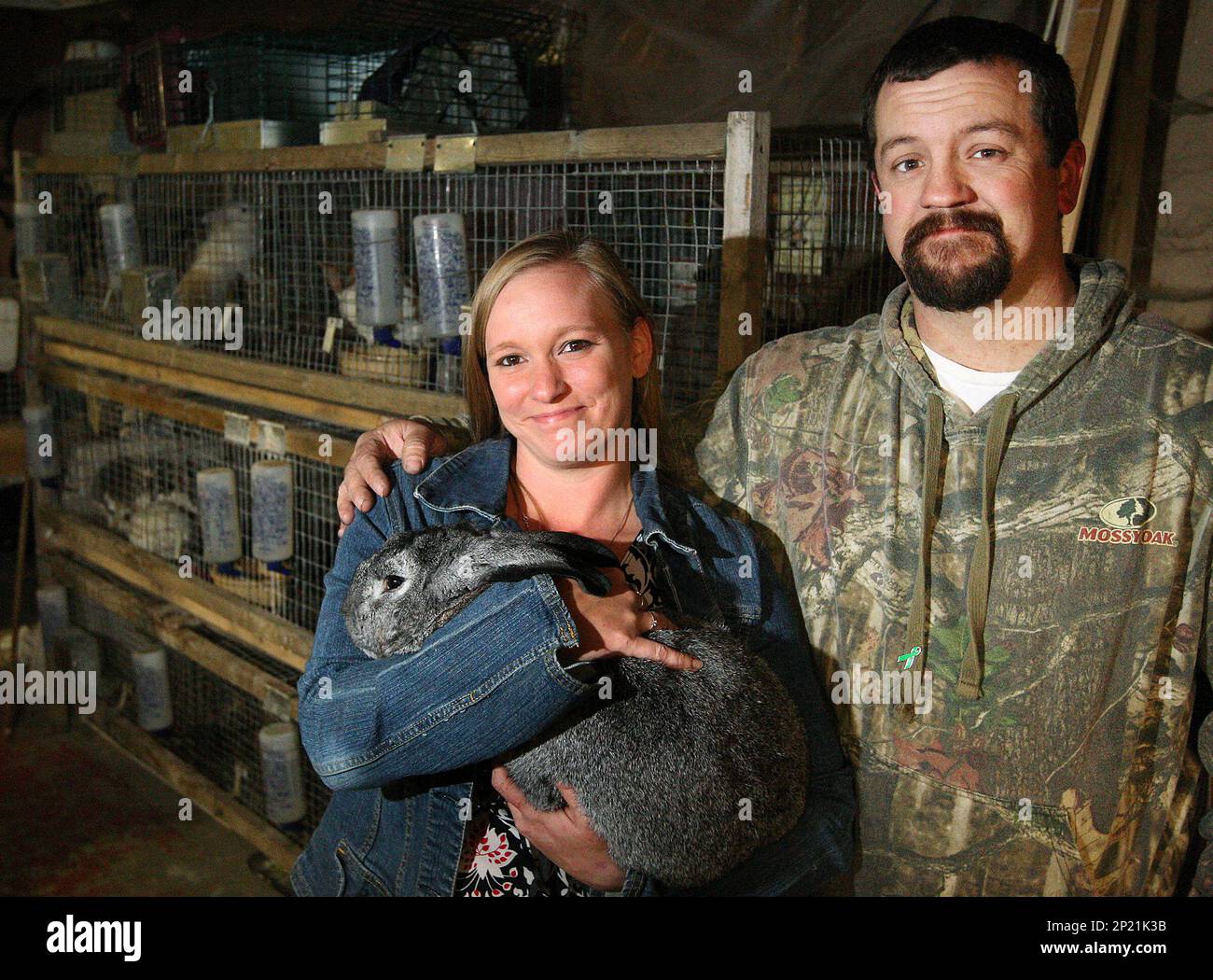 In this Nov. 9, 2015 photo, Chelsea and Scott Cuttill pose for a photo ...