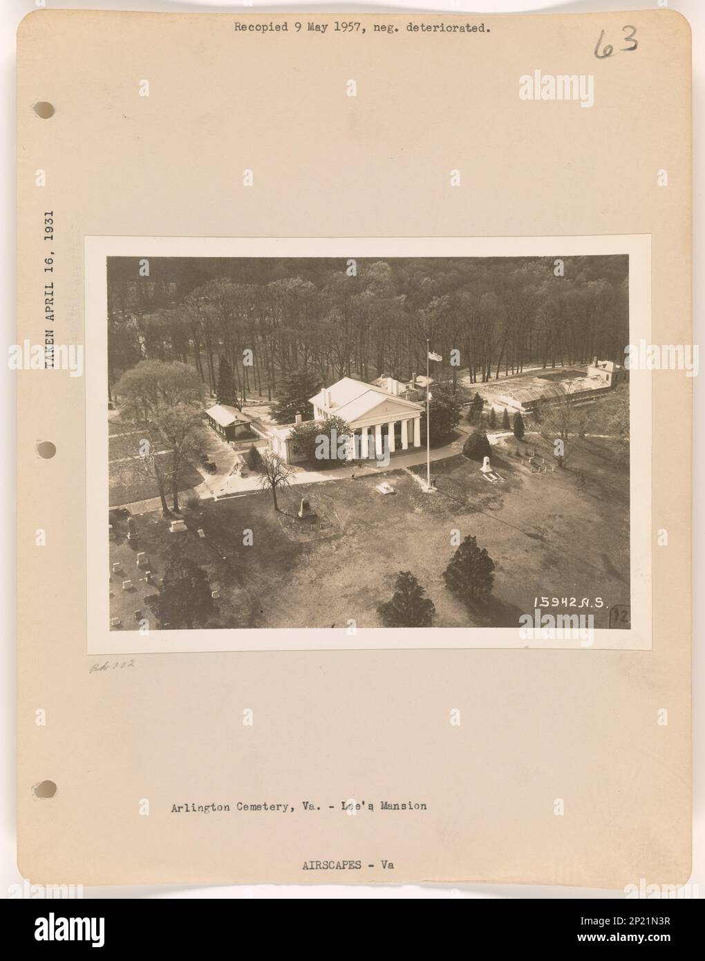 Virginia - Arlington, Aerial Photograph. Stock Photo