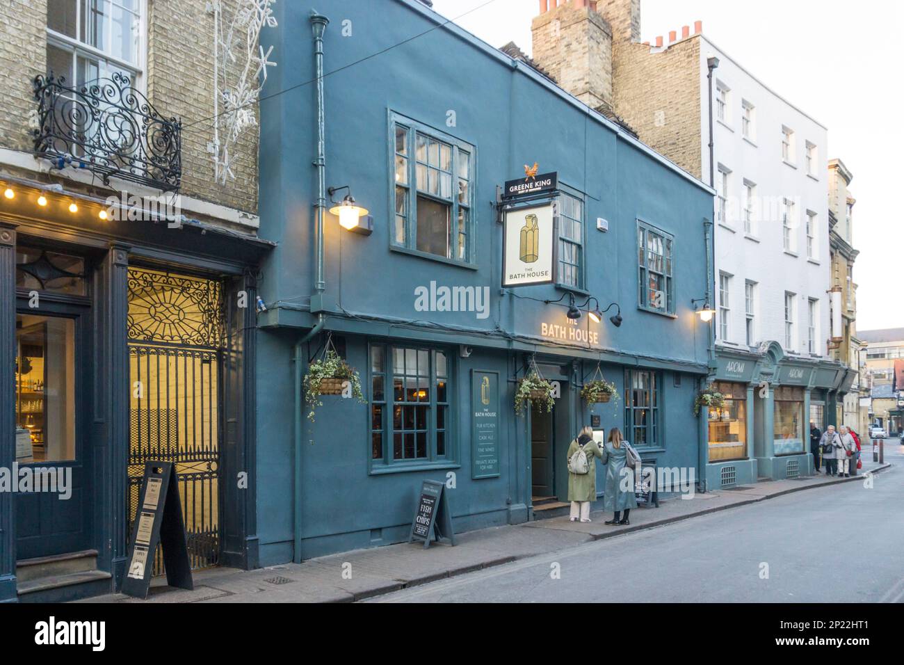 The Bath House public house in Bene't Street, Cambridge Stock Photo Alamy