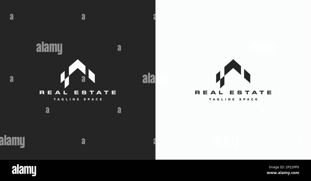 creative real estate logo in modern concept vector Stock Vector Image