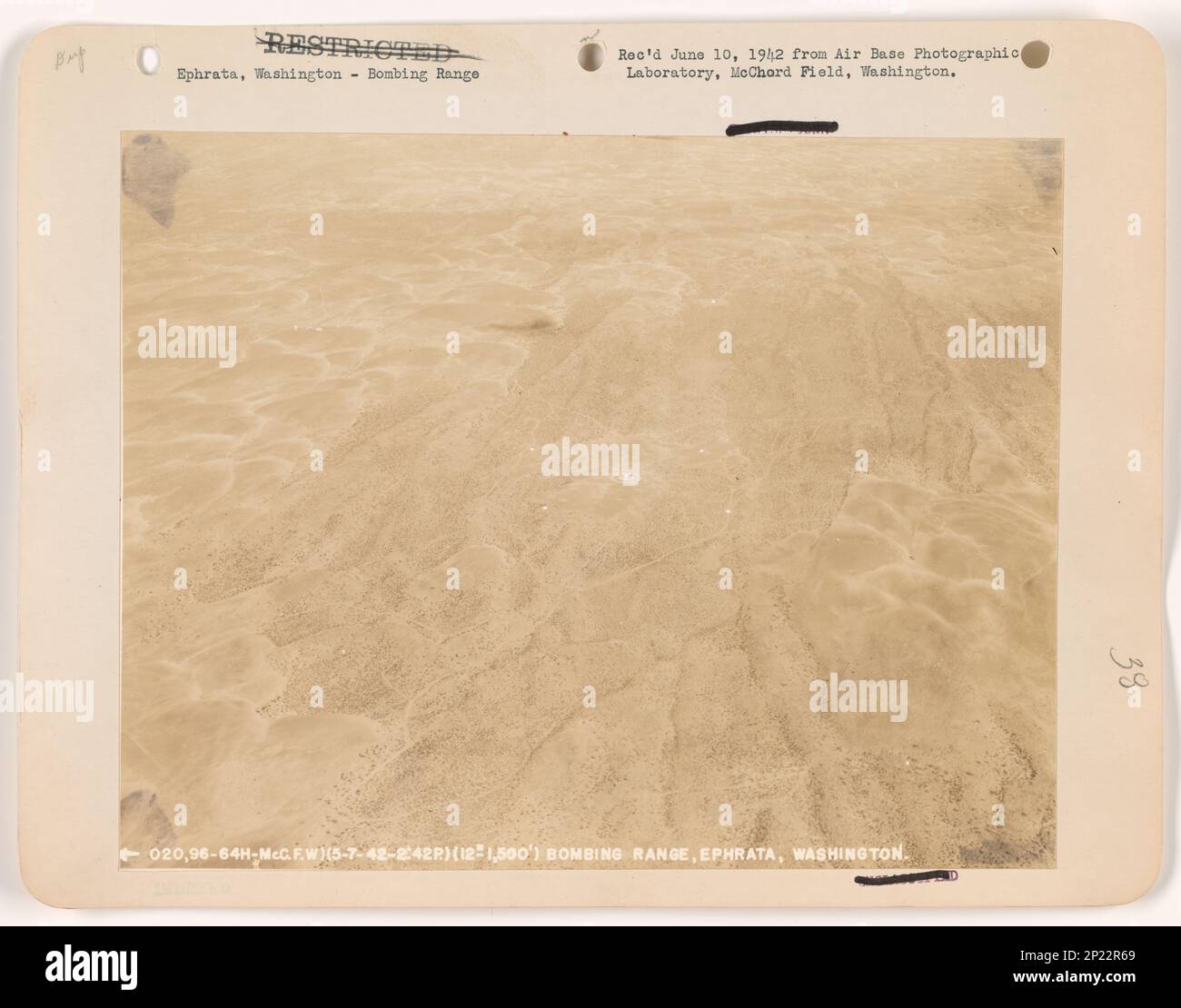 Washington Ephrata, Aerial Photograph Stock Photo Alamy